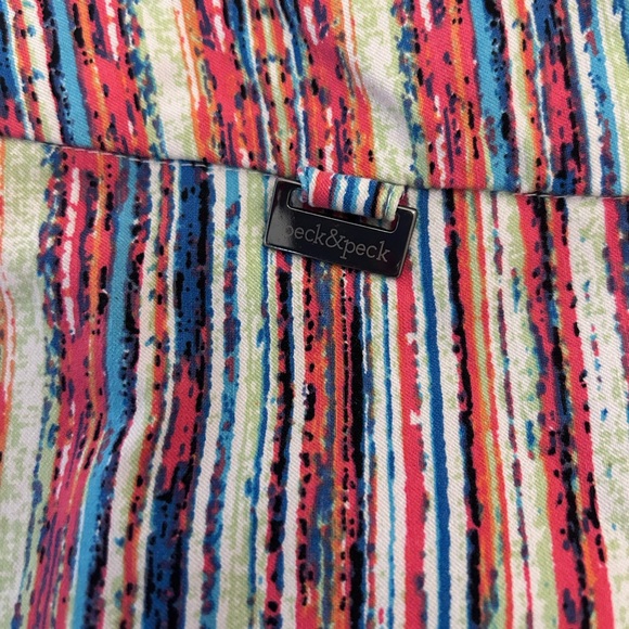 Peck & Peck Red and Blue Bike Shorts Vibrant Style, Very Stretchy & Flattering. - Picture 5 of 6